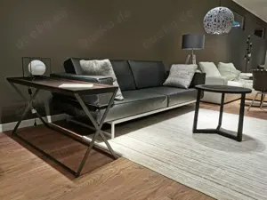Cassina Reef Sofa Leder Schwarz Ausstellungsstück!