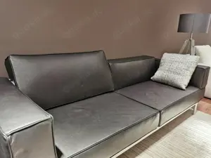 Cassina Reef Sofa Leder Schwarz Ausstellungsstück! Bild 7