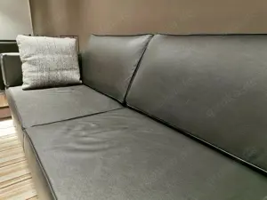 Cassina Reef Sofa Leder Schwarz Ausstellungsstück! Bild 8