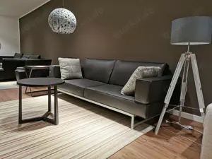 Cassina Reef Sofa Leder Schwarz Ausstellungsstück! Bild 6