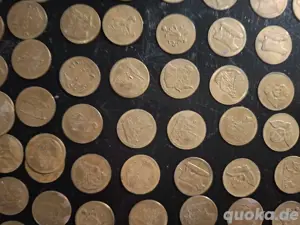 Deutsche Spielmarken Jetons Token - 250 STÜCK MÜNZEN