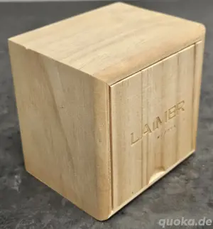 Laimer HOLZUHR "Alex" (Südtirol) - NEU, Unbenutzt u. Originalverpackt Bild 4