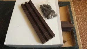 Rollweg für den Garten 2x 1,28 Meter * Kunststoff braun Neu