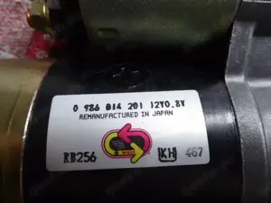 0986014201,23300-01E00,23300-01E11,23300-01E12,23300-01E10 Anlasser Bild 3