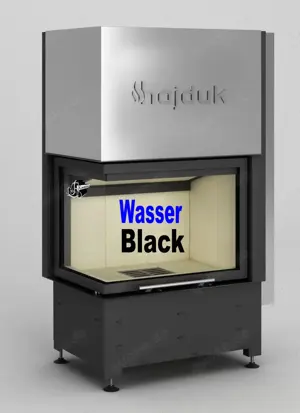 Kamineinsatz  VOLCANO WLh B 18KW Wasserführend Ofen Wasserkamin L-Kamin Heizeinsatz Neu LDF-Kamine