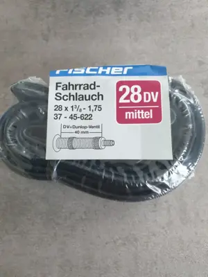Fahrradschlauch von Fischer 28x1 3 8 - 1,75, NEU
