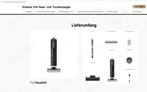 Dreame H14 Nass- und Trockensaubsauger, neu, ungeöffnete OVP