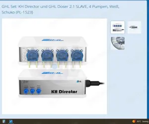GHL KH Director Set + GHL Doser 2.1 Slave weiss