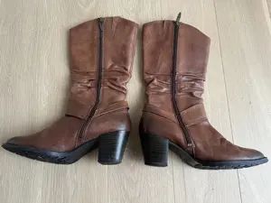 Tamaris Leder Stiefel Cognac Größe 37 Neuwertig Bild 2