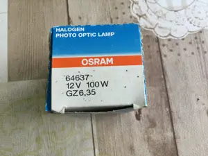 Osram 12 Volt 100 Watt GZ 6,35 Halogen Lampe