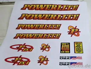 Aufkleber Powerlite BMX