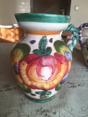 bemalte Krüge  Keramik-Krüge  Henkel-Krüge Bild 4
