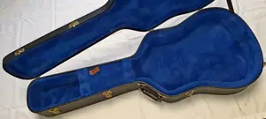 Gibson Case   Vintage Dreadnought Old Stock Koffer Plüsch BLAU