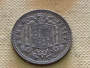 Münze Münzen Umlaufmünze Spanien 1 Peseta 1975 im Stern 78