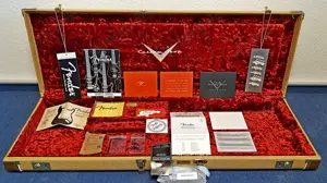 Fender USA Custom Shop Case Koffer 50s Tweed   Rot NEU