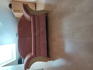 Sofa 2-Sitzer lachfarben 