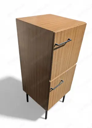 Seltener Schallplattenschrank der 60er