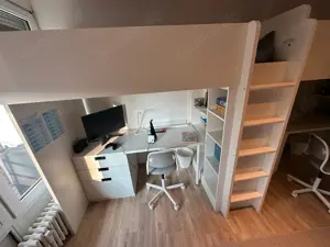 Ikea Hochbett Schreibtisch SMASTAD Kinder