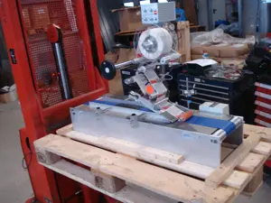 Flachbeutel Neu Etikettiermaschine mit Tischband für leere Einpack Beutel.  Bild 7