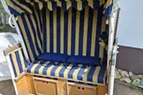 Guterhaltener Strandkorb