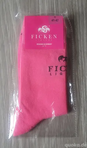 Socken "Ficken Liquors" Pink