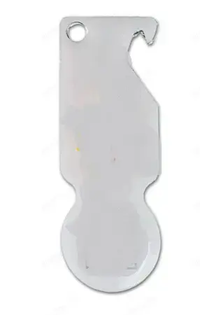 Komfort-Entriegler für Einkaufswagen plus Flaschenöffner zu verschenken