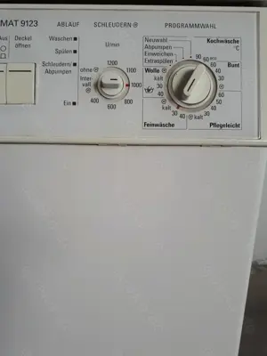 Toplader Waschmaschine Siemens Siwamat 9123 ( Breite 45 cm ) Bild 8