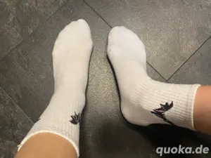 Getragene Socken