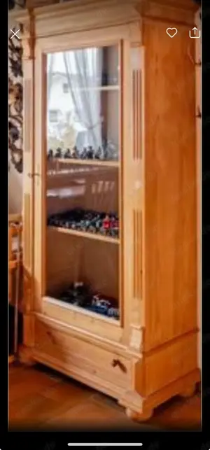 Bauernschrank Vitrine 