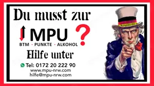 MPU,Vorbereitung,Training,Hilfe,BTM,Alkohol,Punkte,Führerschein zurück!