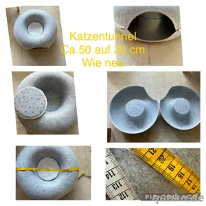 spielzeug für katzen tunnel höhle donut 