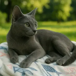 Russisch Blau Kitten   1 Kater & 1 Katze   Geboren am 29.04.2025