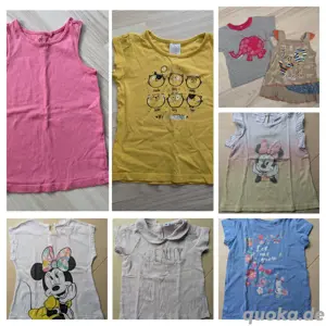 T-Shirts für Mädchen - verschiedene Farben - Gr. 74-80,92, 98, 116, 134 140 (fällt kleiner aus)