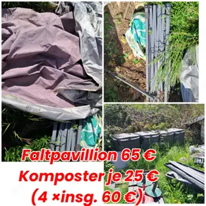 Komposter oder faltbarer Pavillon 