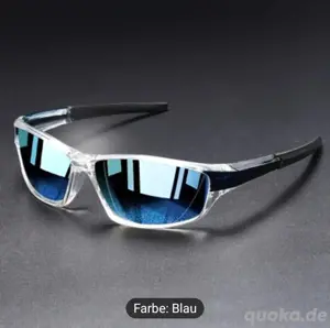 Retro Sonnenbrille blau