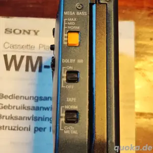 Sony Walkman WM-DD33 mit Anleitung & Sony Kopfhörer MDR-102 Bild 5