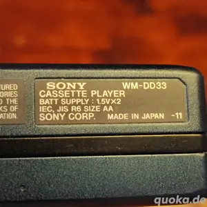 Sony Walkman WM-DD33 mit Anleitung & Sony Kopfhörer MDR-102 Bild 6