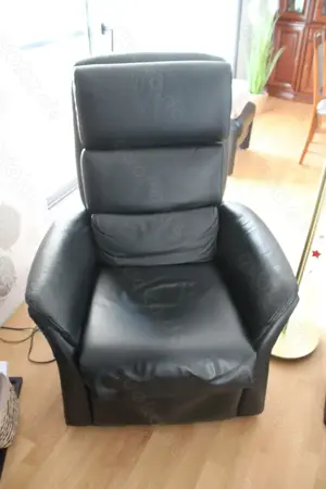 Himolla Fernsehsessel  2-motorisch LEDER LONG-LIFE  BLACK