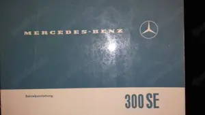 Bedienungsanleitung Mercedes 300 SE (Heckflosse)