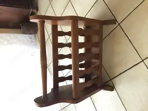 Zeitungsständer Eiche rustikal 
