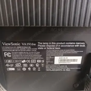 ViewSonic VA1916w-8 mit 19 Zoll LED Monitor-Schwar Bild 5