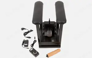 Sexmaschine ficken Dildo realistische Sexmaschine vaginal anal Sitz schwarz