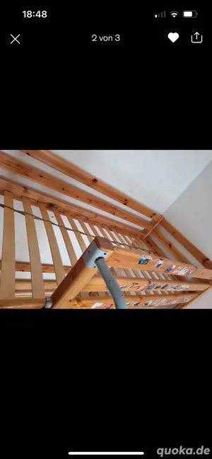 Hochbett, Obere- u. Unterliegfläche möglich Bild 3