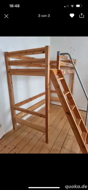 Hochbett, Obere- u. Unterliegfläche möglich Bild 2