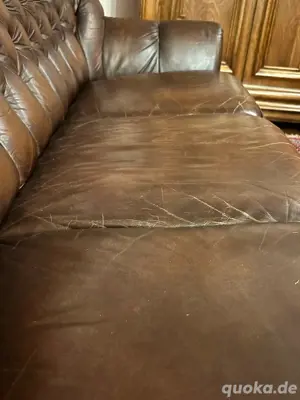 Sofa aus Echtleder
