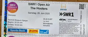 Hooters Eintrittskarte 