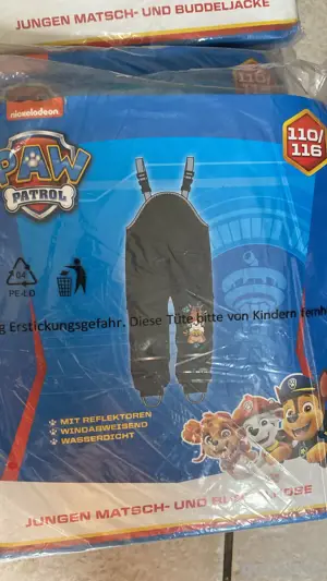 Paw Patrol Matsch und Buddelhose Größe 110 116 NEU