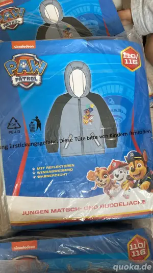 Paw Patrol Matsch -& Buddeljacke Größe 110 116 NEU