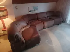 De Sede COSMOS sehr seltenes Ledersofa, Sitzgruppe 8-teilig 