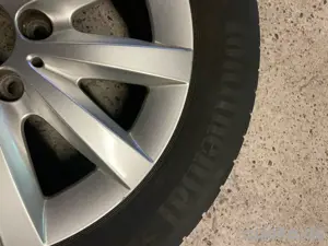 4 Original Mercedes-Benz 16 Zoll Alufelgen mit Bereifung A und B Klasse und andere Modelle. Bild 5